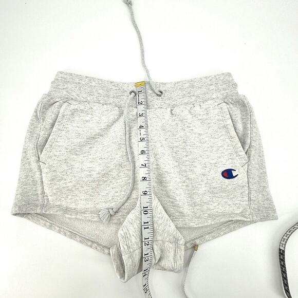 Champion Womens Size Large Reverse Weave Grey Athletic Shorts Gym Athleisure - Picture 7 of 7